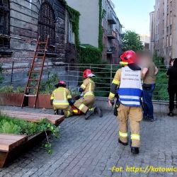 Mężczyzna wpadł do Rawy. Interweniowały strażniczki miejskie