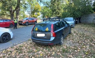 Kierowcy wciąż nie nauczyli się podstawowych zasad - zielone nie parkuję. Akcja straży miejskiej na osiedlu Tysiąclecia