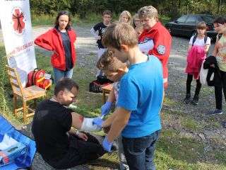 Po lesie ze strażnikami...Gra Terenowa 2016