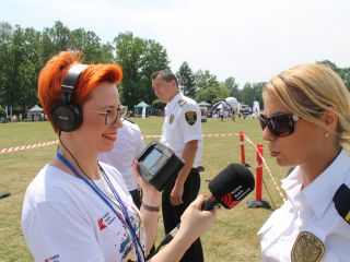 Uczestnicy pikniku rodzinnego Ekoodpowiedzialnie 2019