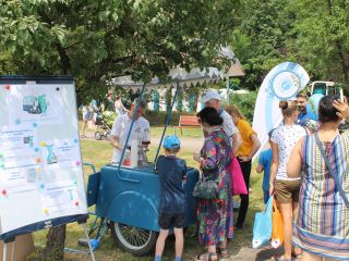 Uczestnicy pikniku rodzinnego Ekoodpowiedzialnie 2019