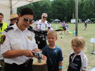 Uczestnicy pikniku rodzinnego Ekoodpowiedzialnie 2019