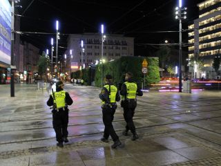 Patrol straży miejskiej - Rynek w Katowicach