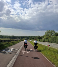 Patrol straży miejskiej na rowerach